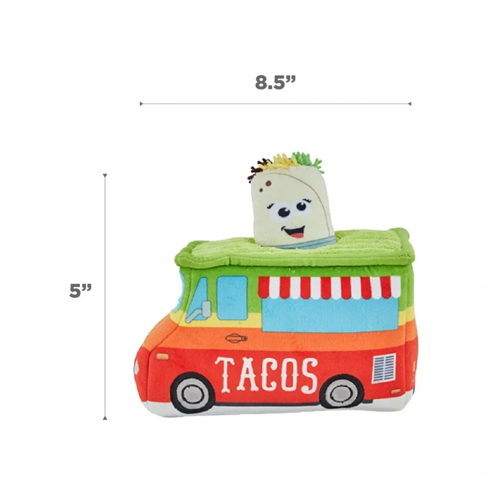 Outward Hound Taco Truck and Surf Van (2) Dog Toys Hide a Toy Puzzle
